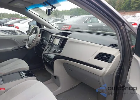 2012 Toyota Sienna Le 7 Passenger из США, поврежденный, VIN 5TDJK3DC2CS048945